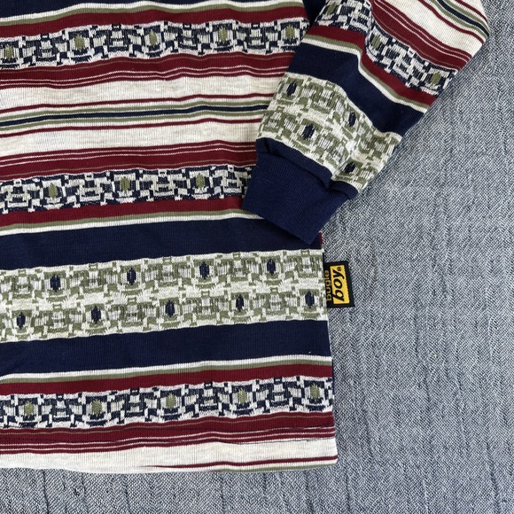 VTG 90s Bugle Boy Brand Fair Isle Pullover Sweatshirt Sweater Boys Small NWT - Picture 2 of 6